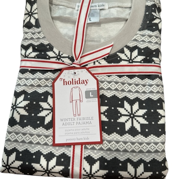 Pottery Barn Kids ADULT pajamas Sz L - Picture 2 of 5